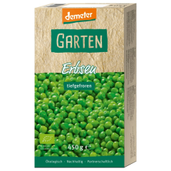 Garten Bio Demeter Erbsen