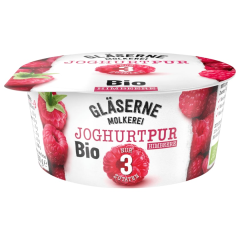 Gläserne Molkerei Bio Joghurt pur Himbeere