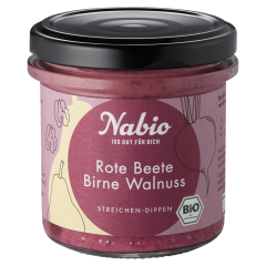 Nabio Bio Rote Beete Birne Walnuss Aufstrich