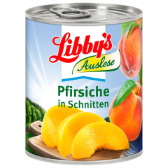 Libby's Pfirsiche in Schnitten