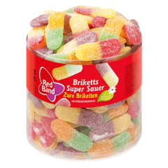 Red Band Fruchtgummi Briketts super sauer