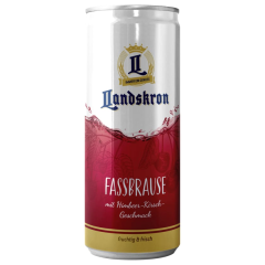 Landskron Fassbrause mit Himbeer-Kirsch-Geschmack