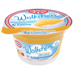 Dr. Oetker Wölkchen Vanille-Geschmack -30% Kalorien