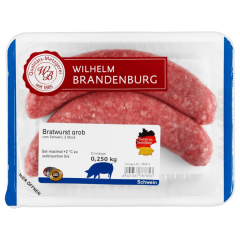 Wilhelm Brandenburg Bratwurst grob