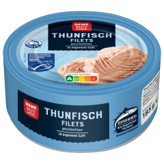 REWE Beste Wahl Thunfisch- Filets in eigenem Saft