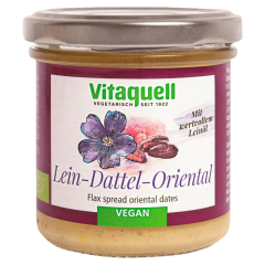 Vitaquell Bio Brotaufstrich Lein-Dattel-Oriental