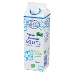 Upländer Fettarme Bio H-Milch 1,5%