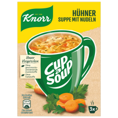 Knorr Hühner Suppe mit Nudeln