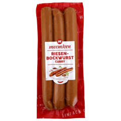 Meemken Riesenbockwurst Curry