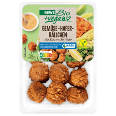 REWE Bio + vegan Gemüse-Hafer-Bällchen