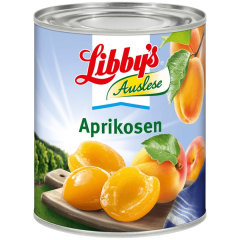 Libby's Aprikosen in Hälften