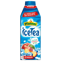 Pfanner Ice Tea Pfirsich 30% weniger Zucker