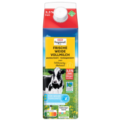 Rewe Regional frische Vollmilch 3,5%