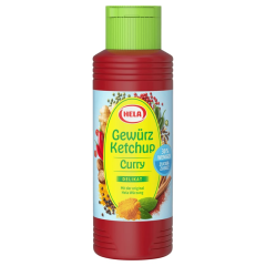 Hela Gewürz Ketchup Curry delikat 30% weniger Zucker