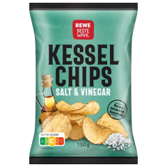 REWE Beste Wahl Kesselchips Salt & Vinegar