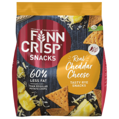 Finn Crisp Snacks Real Cheddar Cheese Tasty Rye Snacks