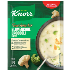 Knorr Feinschmecker Blumenkohl Broccoli Suppe