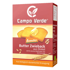 Campo Verde demeter Bio Butter Zwieback aus Dinkel