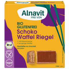 Alnavit Bio Schoko Waffelriegel glutenfrei