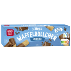 REWE Beste Wahl Schoko Waffelröllchen Vollmilch