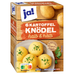 ja! 6 Kartoffel Knödel halb & halb