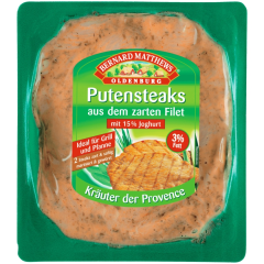 Bernard Matthews Oldenburg Putensteak Joghurt Kräuter Marinade ca.