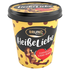 Bruno Gelato Speiseeis Heiße Liebe Eierpunsch & Schoko-Brownie