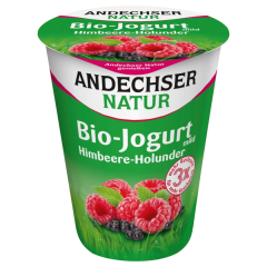 Andechser Natur Bio-Jogurt mild Himbeer-Holunder