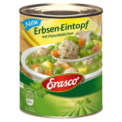 Erasco Erbsen-Eintopf mit Fleischbällchen