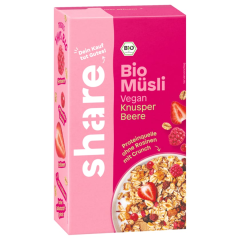 share Bio Müsli Knusper Beere vegan