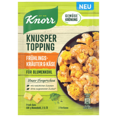 Knorr Gemüsekrönung Knusper Topping Frühlingskräuter & Käse