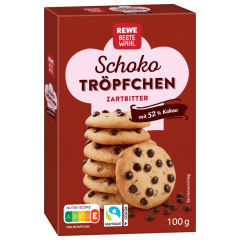 REWE Beste Wahl Schoko Tröpchen Zartbitter