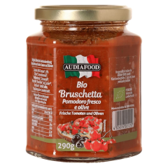 Audia Food Bio Bruschetta Frische Tomaten und Oliven