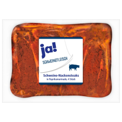 ja! Schweine-Nackensteak Paprika