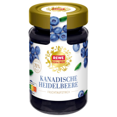 REWE Feine Welt Fruchtaufstrich Kanadische Heidelbeere