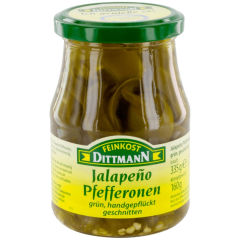 Feinkost Dittmann Jalapeño-Pfefferonen grün & geschnitten