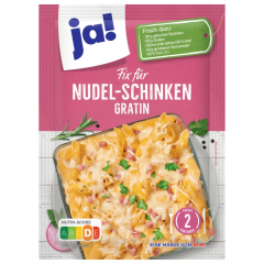 ja! Fix Saucenpulver für Nudel-Schinken Gratin