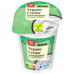 REWE Beste Wahl Creme auf Kokosfett Basis vegan