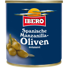 Ibero Manzanilla Oliven Grün entsteint