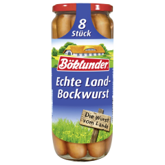 Böklunder Echte Land-Bockwurst 720g,