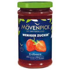 Mövenpick Marmelade Erdbeere weniger Zucker