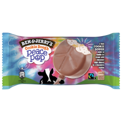 Ben & Jerry's Cookie Dough Peace Pop Eis