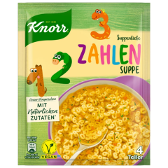 Knorr Zahlen Suppe vegan