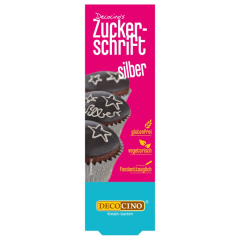 Decocino Zuckerschrift Silber