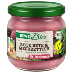 REWE Bio Streichcreme Rote Bete-Meerrettich