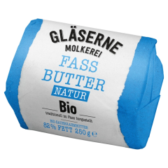 Gläserne Molkerei Fass Butter Natur Bio