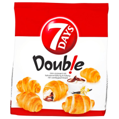 7 Days Double Mini-Croissant Kakao-Vanille