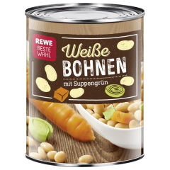 REWE Beste Wahl Weiße Bohnen mit Suppengrün