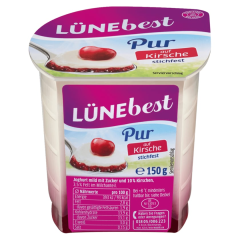 Lünebest Vanille-Joghurt auf Frucht Kirsche