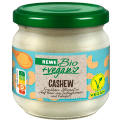 REWE Bio + vegan Cashew Frischkäse-Alternative